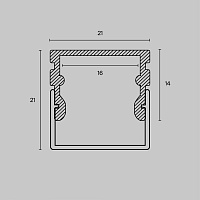 Maytoni Led Strip Профиль ALM007S-2M