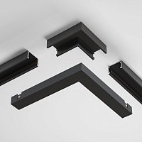 Maytoni Technical Угловой коннектор питания Basity, черный TRA172CPC-1B