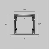 Maytoni Led Strip Профиль ALM-2720-S-2M