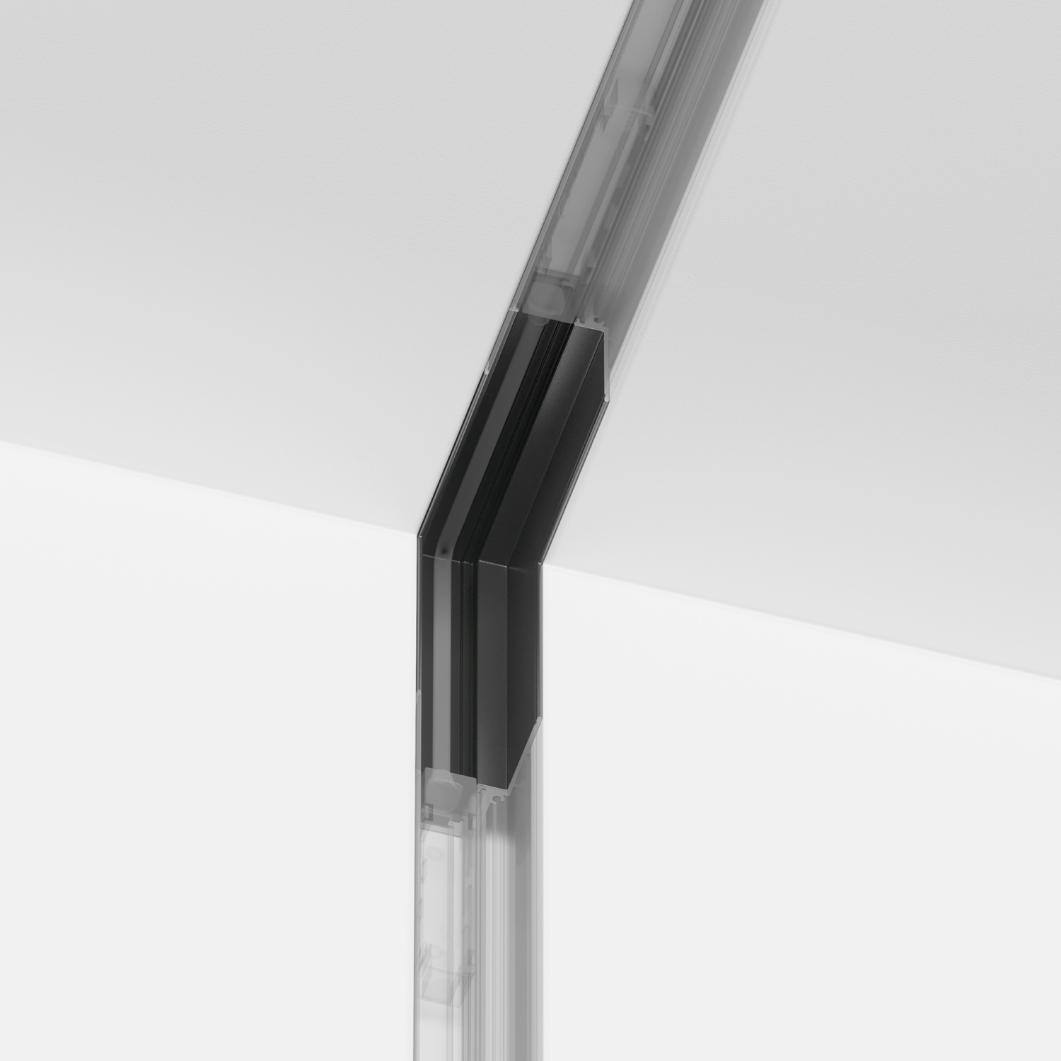 Maytoni Technical Угловой коннектор внутренний Gravity встраиваемый черный TRX010ICL-22B