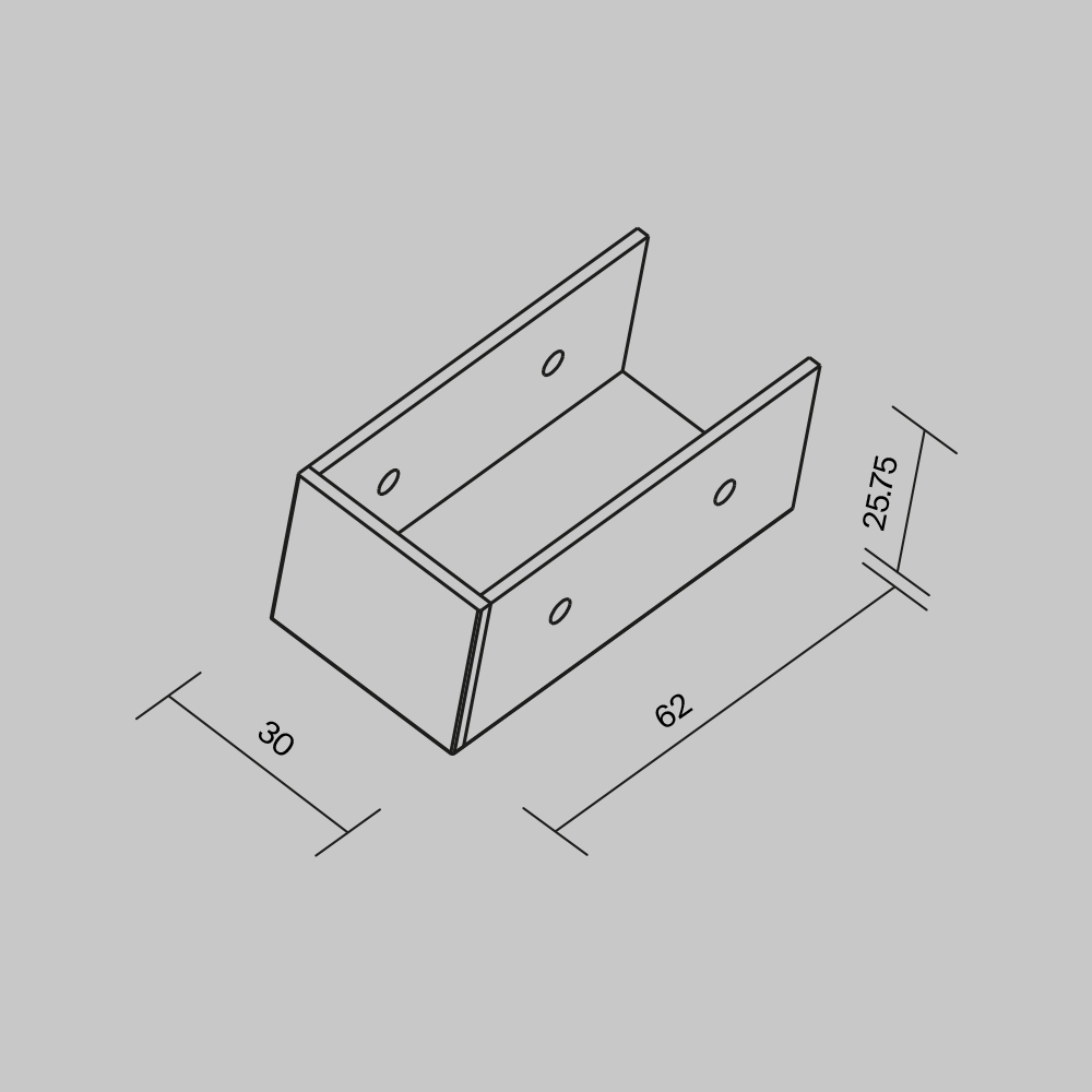 Maytoni Outdoor Комплектующие для уличной трековой системы O-TR001-EC