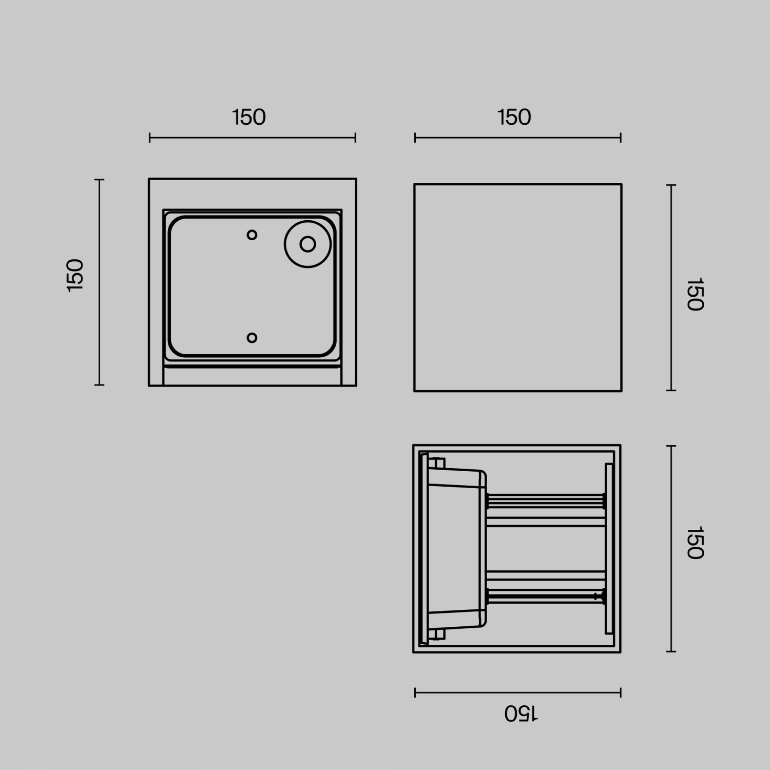 Maytoni Outdoor Fulton Архитектурная подсветка цвет: черный O572WL-L20B3K