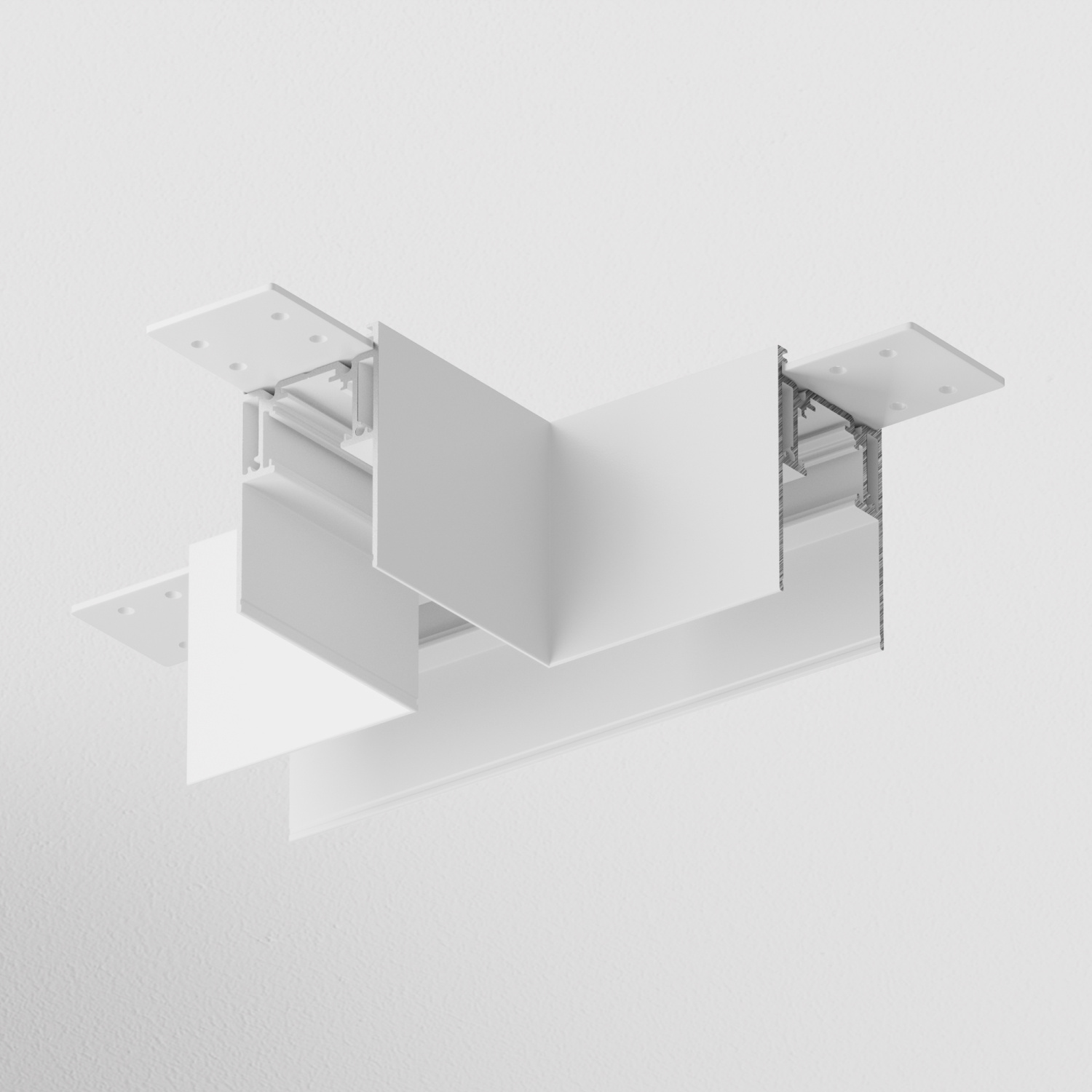 Maytoni Technical Коннектор Т-образный Gravity накладной белый TRA010CT-41W