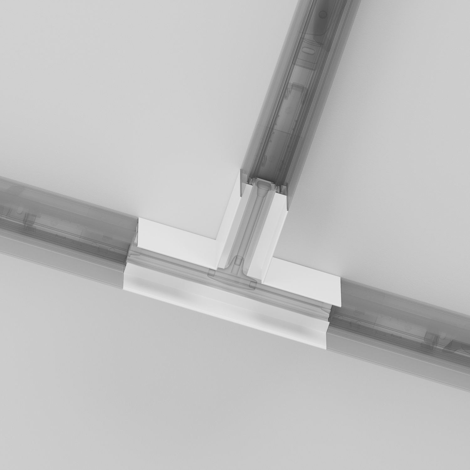 Maytoni Technical Коннектор Т-образный Gravity накладной белый TRA010CT-41W