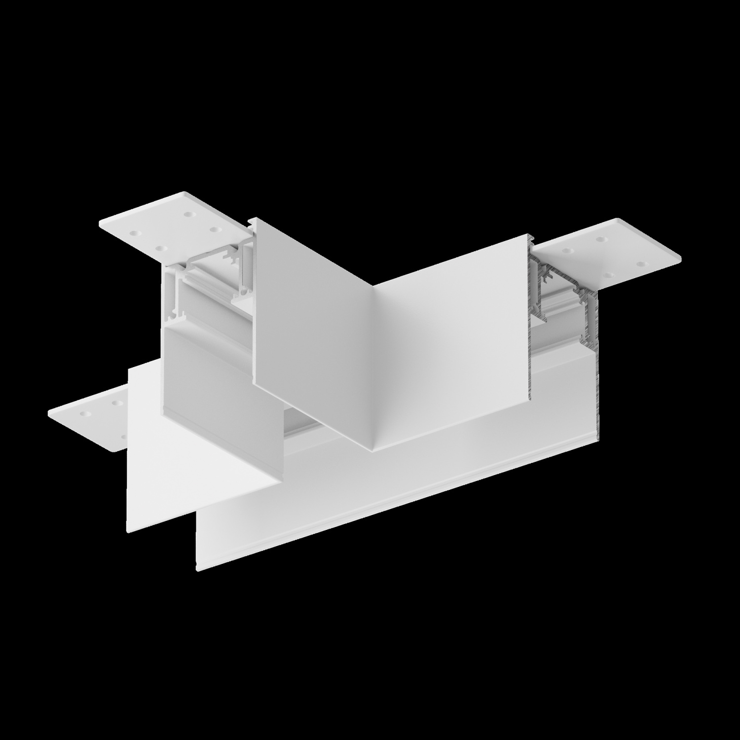 Maytoni Technical Коннектор Т-образный Gravity накладной белый TRA010CT-41W
