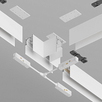 Maytoni Technical Коннектор Т-образный Gravity накладной белый TRA010CT-41W