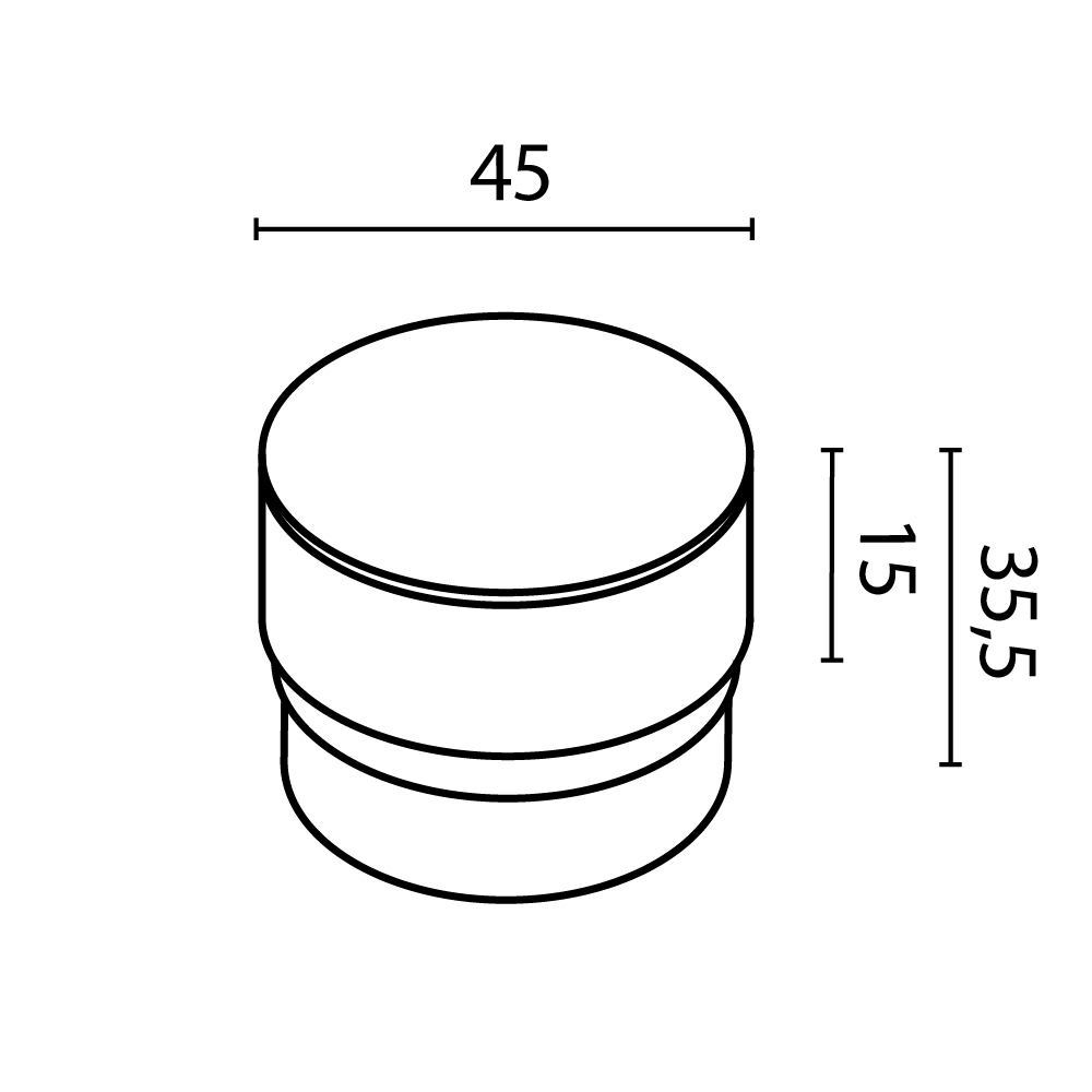 Maytoni Technical Матовый рассеиватель для Focus Led 5Вт RingSAcr-5-W