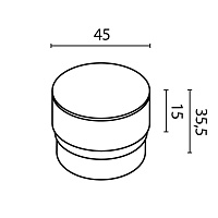 Maytoni Technical Матовый рассеиватель для Focus Led 5Вт RingSAcr-5-W
