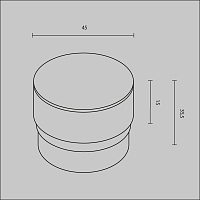 Maytoni Technical Матовый рассеиватель для Focus Led 5Вт RingSAcr-5-W