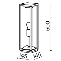 Maytoni Outdoor Cell Ландшафтный светильник цвет: графит O452FL-01GF1