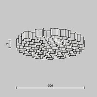 Maytoni Technical Светофильтр HoneyComb ⌀26мм HoneyComb-D26