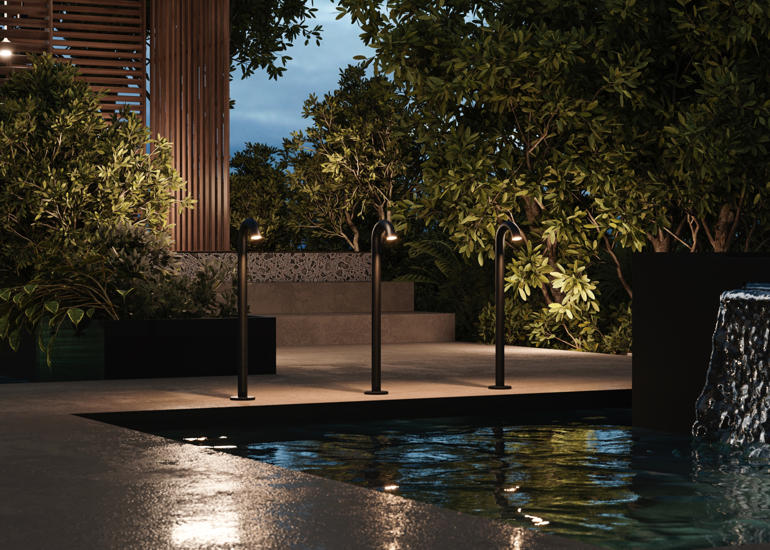 Maytoni Outdoor Lumi Ландшафтный светильник цвет: графит O476FL-L4GF3K