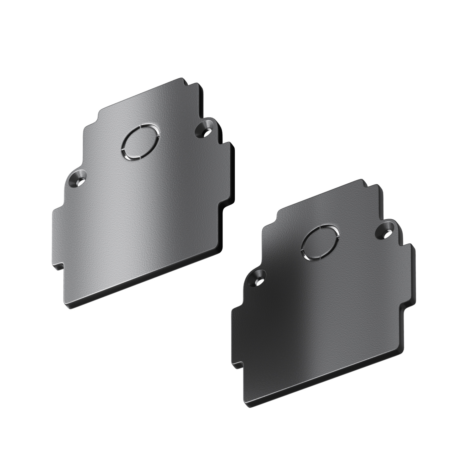 Maytoni Technical Заглушка торцевая 2шт Gravity встраиваемый черный TRA010EC-42B