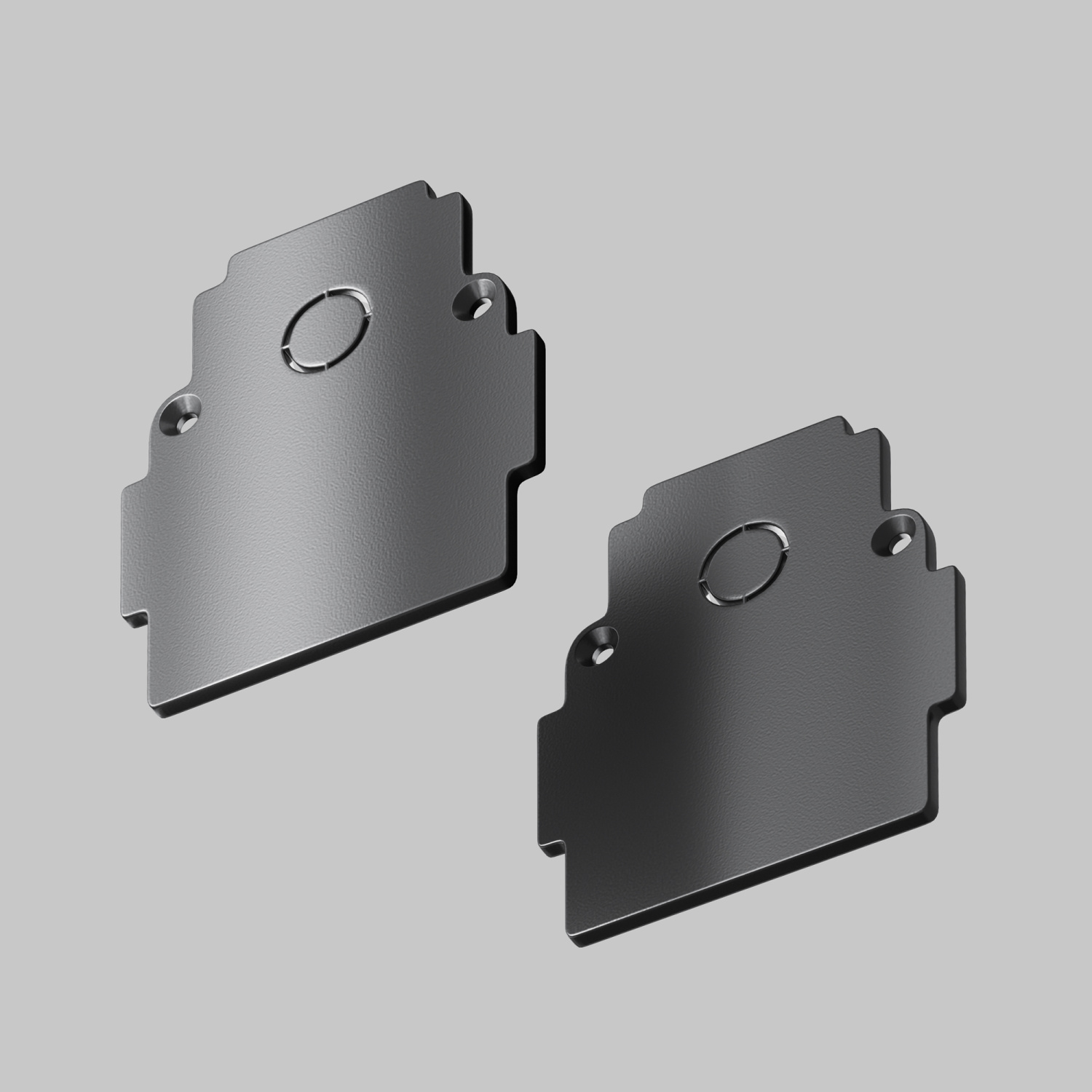 Maytoni Technical Заглушка торцевая 2шт Gravity встраиваемый черный TRA010EC-42B