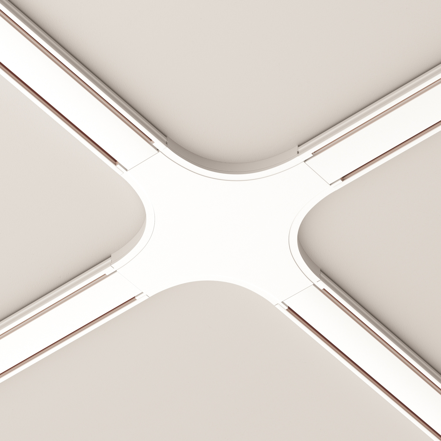 Maytoni Technical Коннектор питания X-образный Radity белый TRA084CX-11W