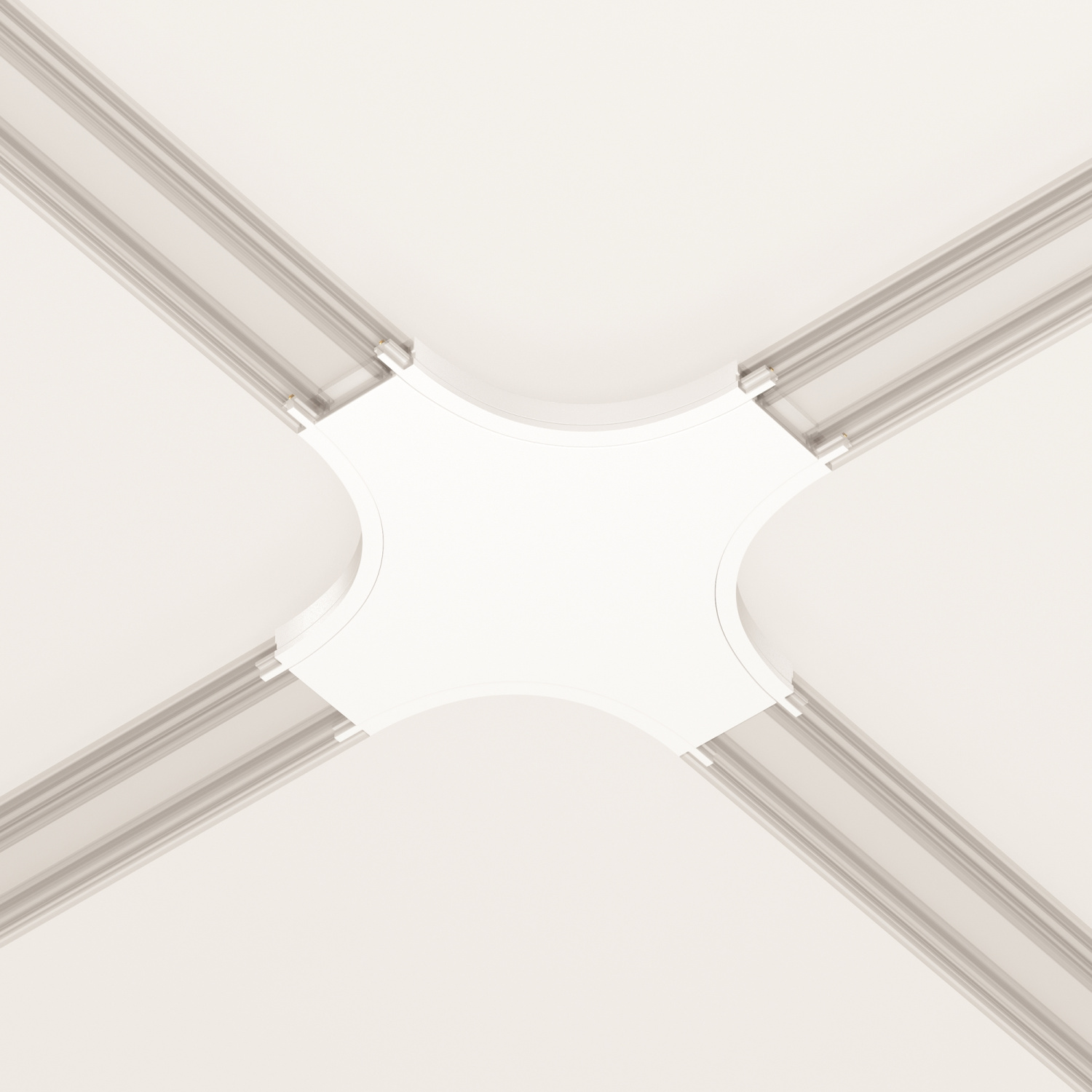 Maytoni Technical Коннектор питания X-образный Radity белый TRA084CX-11W