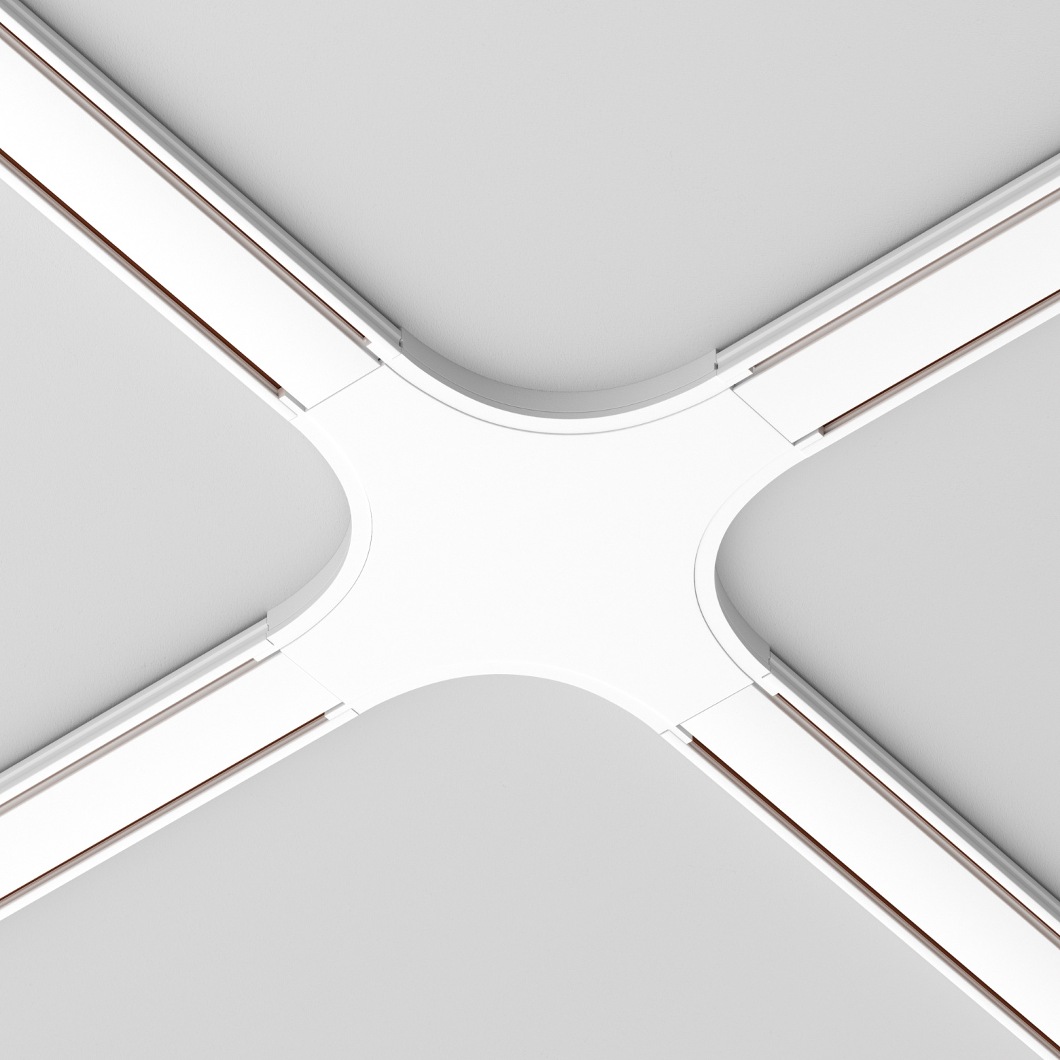 Maytoni Technical Коннектор питания X-образный Radity белый TRA084CX-11W