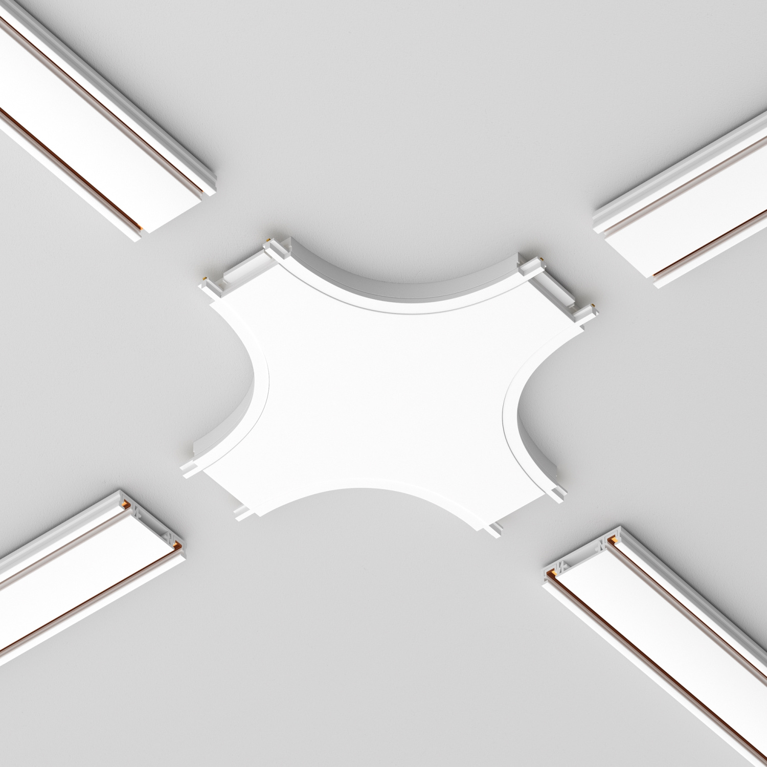 Maytoni Technical Коннектор питания X-образный Radity белый TRA084CX-11W