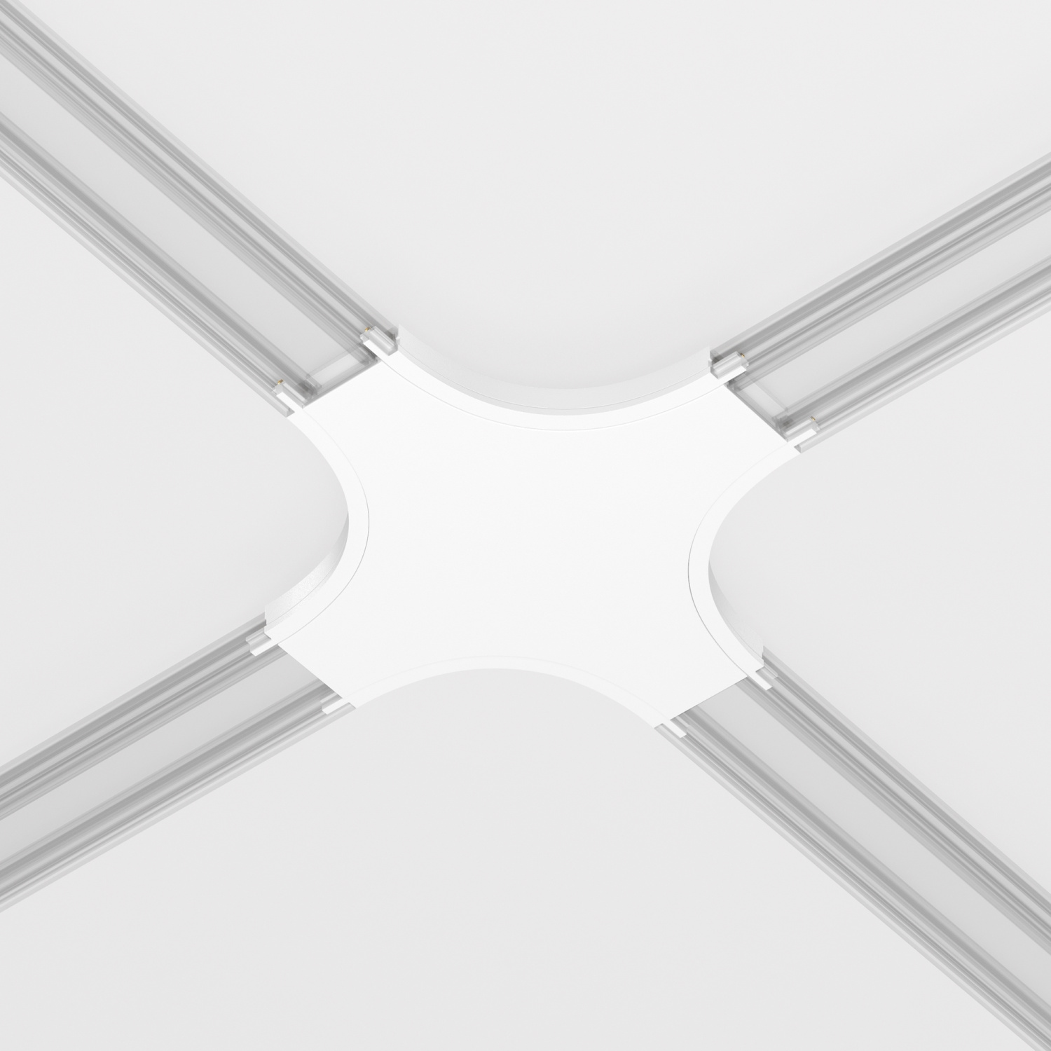 Maytoni Technical Коннектор питания X-образный Radity белый TRA084CX-11W