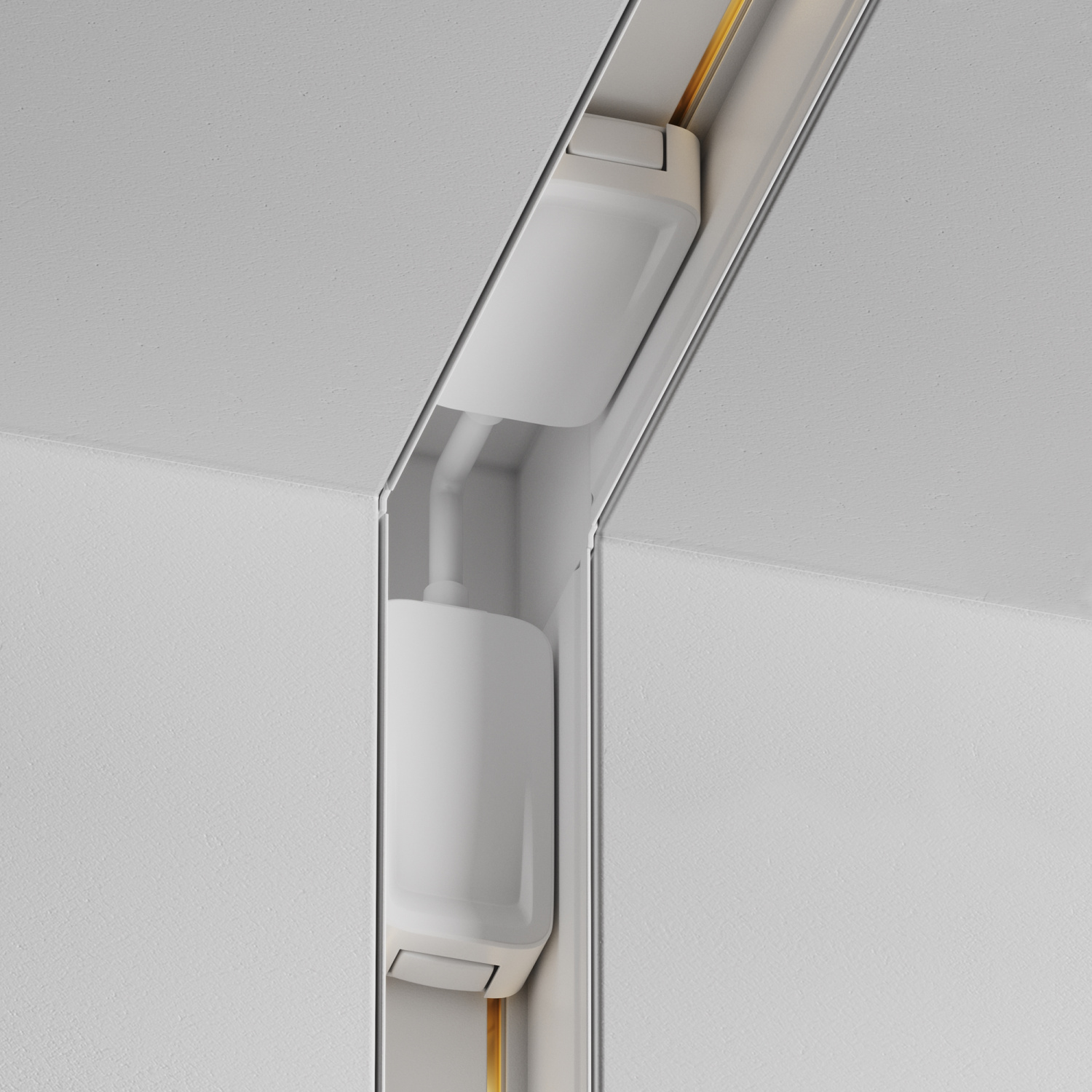 Maytoni Technical Коннектор угловой внутренний Radity встраиваемый белый TRA084CT-12W