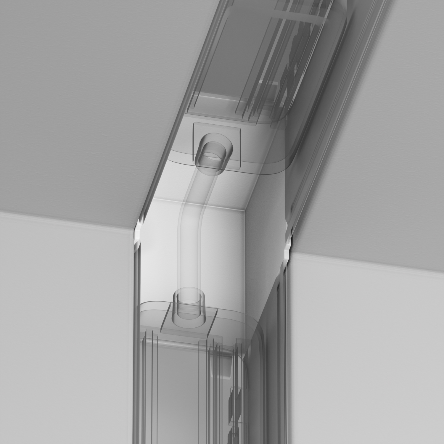 Maytoni Technical Коннектор угловой внутренний Radity встраиваемый белый TRA084CT-12W