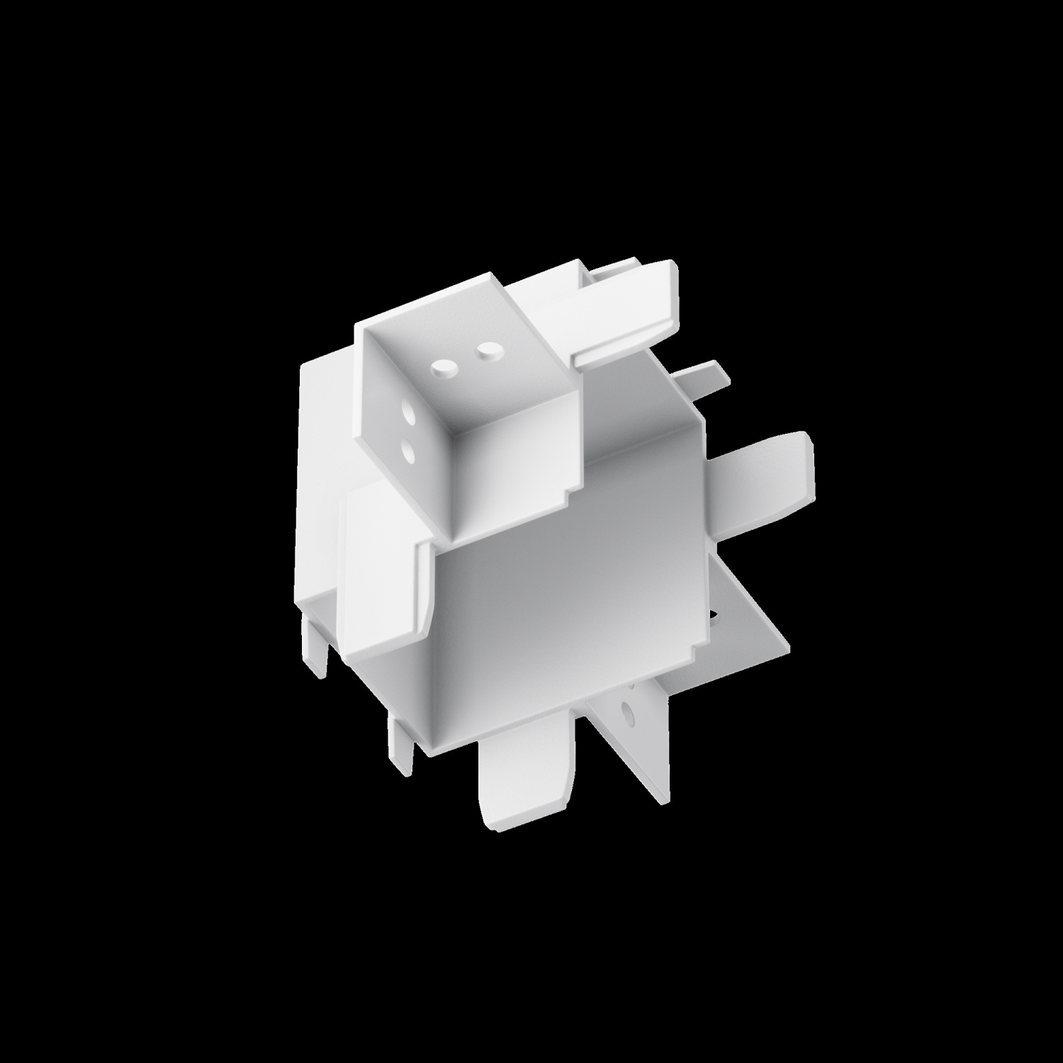 Maytoni Technical Коннектор угловой внутренний Radity встраиваемый белый TRA084CT-12W