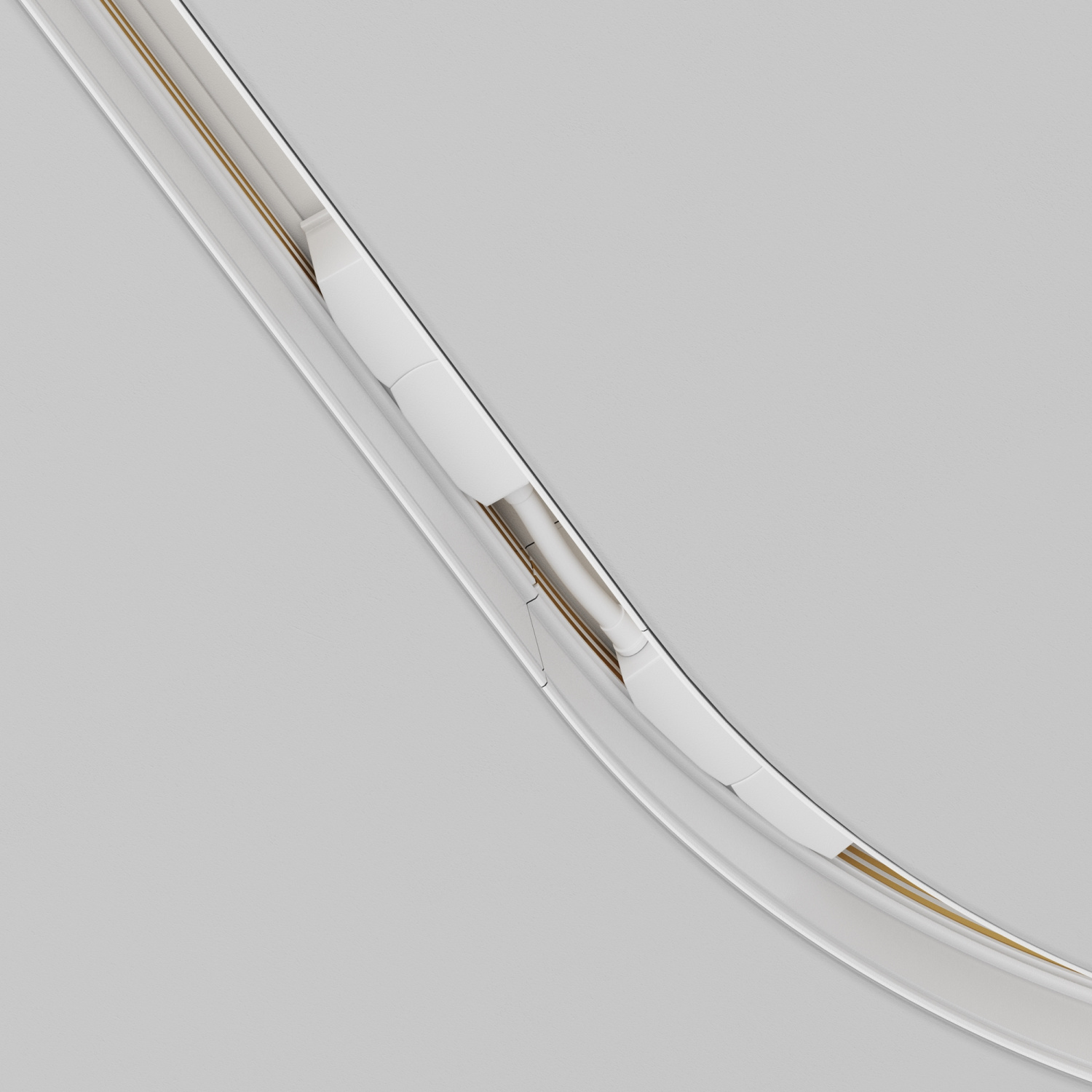 Maytoni Technical Коннектор питания радиусный Radity встраиваемый белый TRA034CS-W