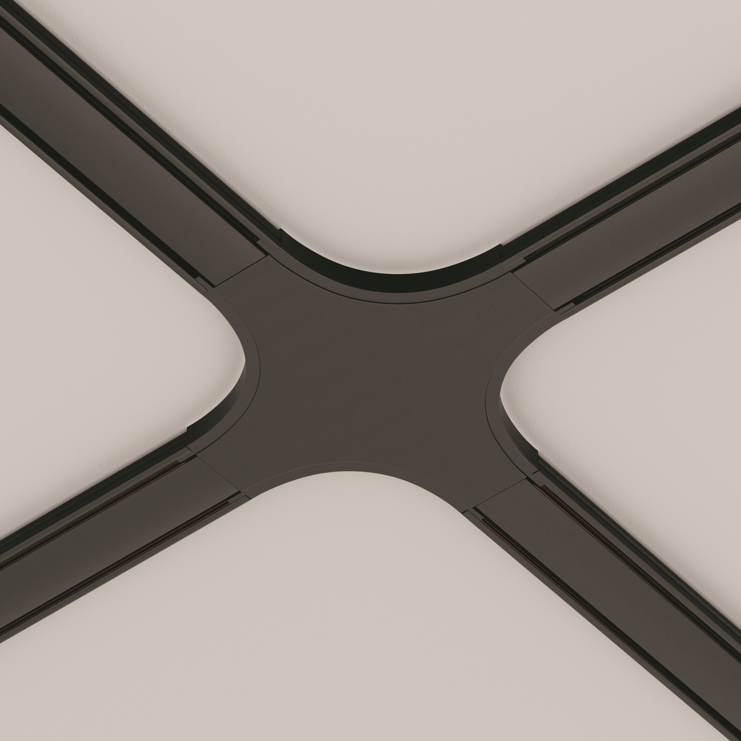 Maytoni Technical Коннектор питания X-образный Radity черный TRA084CX-11B