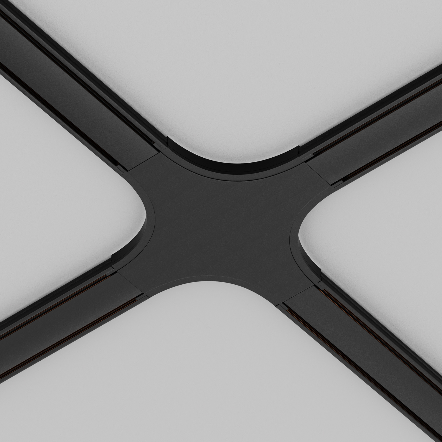 Maytoni Technical Коннектор питания X-образный Radity черный TRA084CX-11B