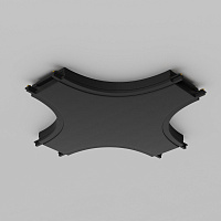 Maytoni Technical Коннектор питания X-образный Radity черный TRA084CX-11B