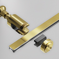 Maytoni Technical Крепление настенное Wall  одинарное Flarity латунь TRA155CW-S1-BS