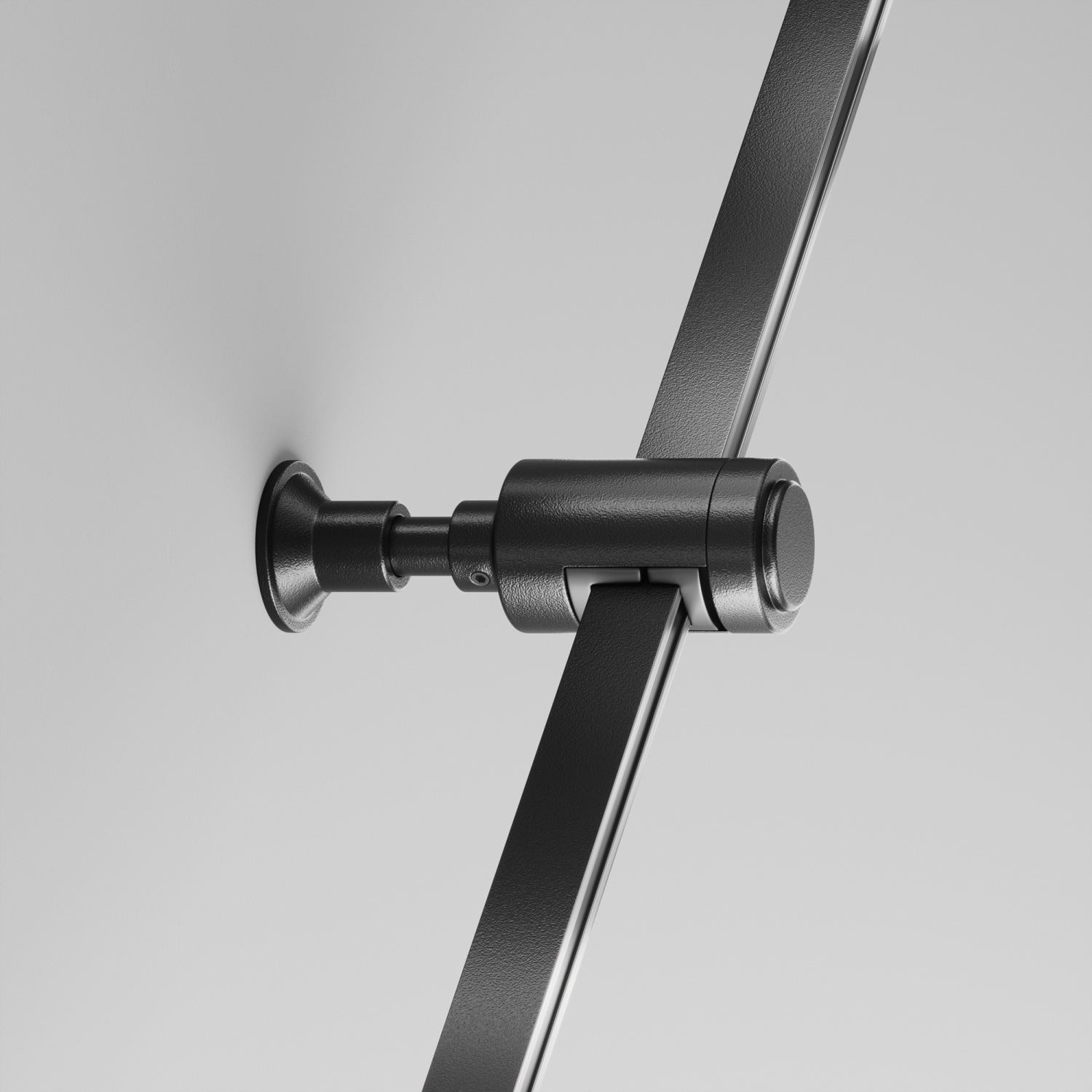 Maytoni Technical Крепление настенное Wall  одинарное Flarity черный TRA155CW-S1-B