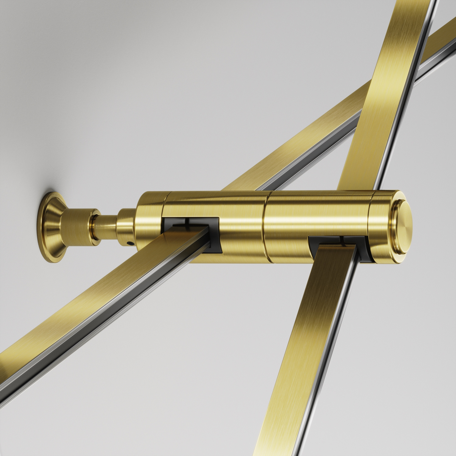 Maytoni Technical Крепление настенное Wall двойное Flarity латунь TRA155CW-D1-BS