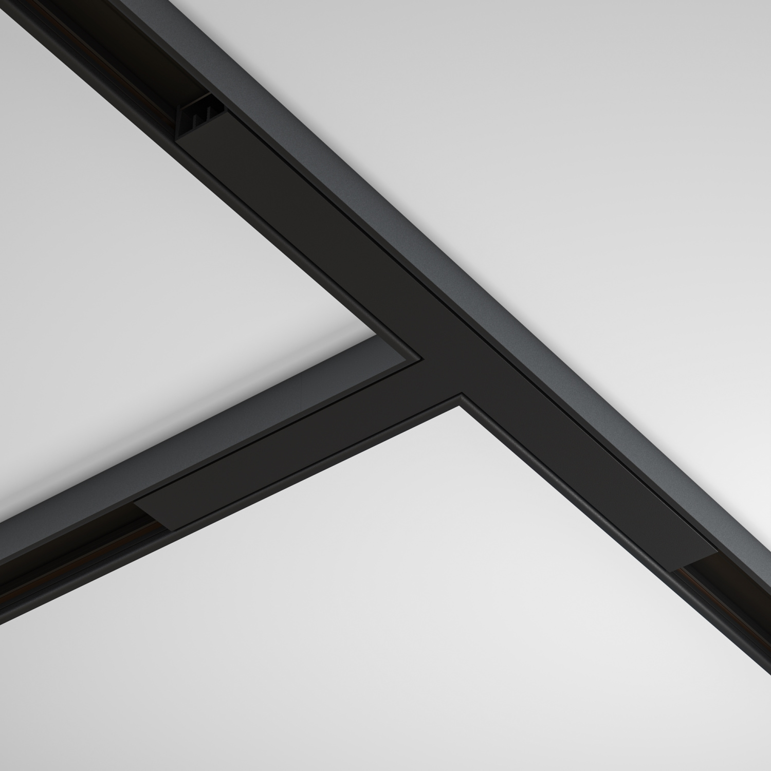 Maytoni Technical Т- образный коннектор накладной Basity, черный TRA172CT-11B