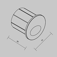 Maytoni Outdoor Bil Подсветка для лестниц цвет: белый O015SL-L3W3K