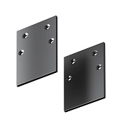 Maytoni Technical Заглушка торцевая 2шт Gravity накладной черный TRA010EC-41B