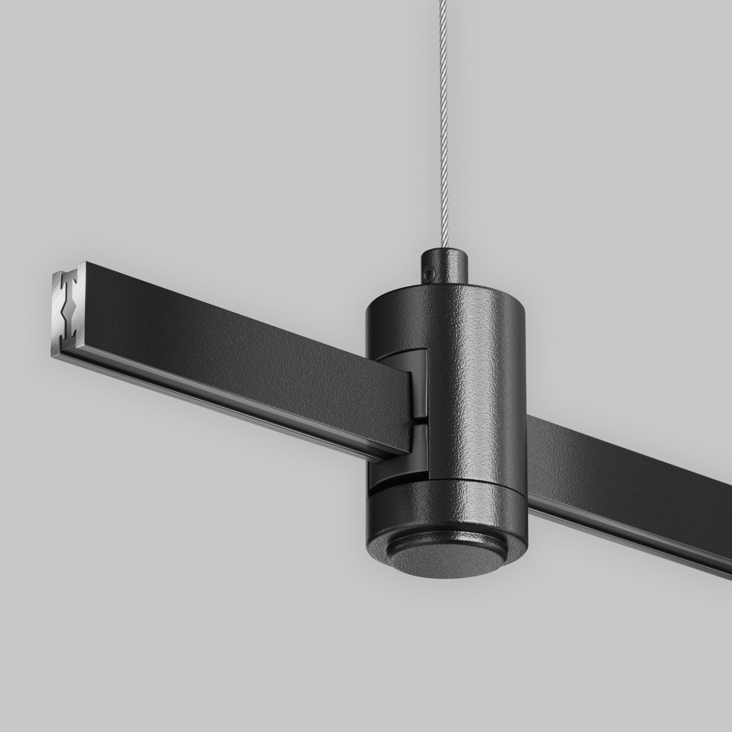 Maytoni Technical Подвес тросовый Hang одинарный Flarity черный TRA157SW-S1-B