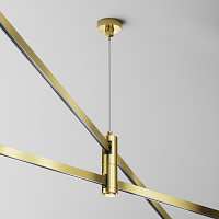 Maytoni Technical Подвес тросовый Hang двойной Flarity латунь TRA157SW-D1-BS