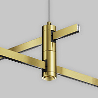 Maytoni Technical Подвес тросовый Hang двойной Flarity латунь TRA157SW-D1-BS