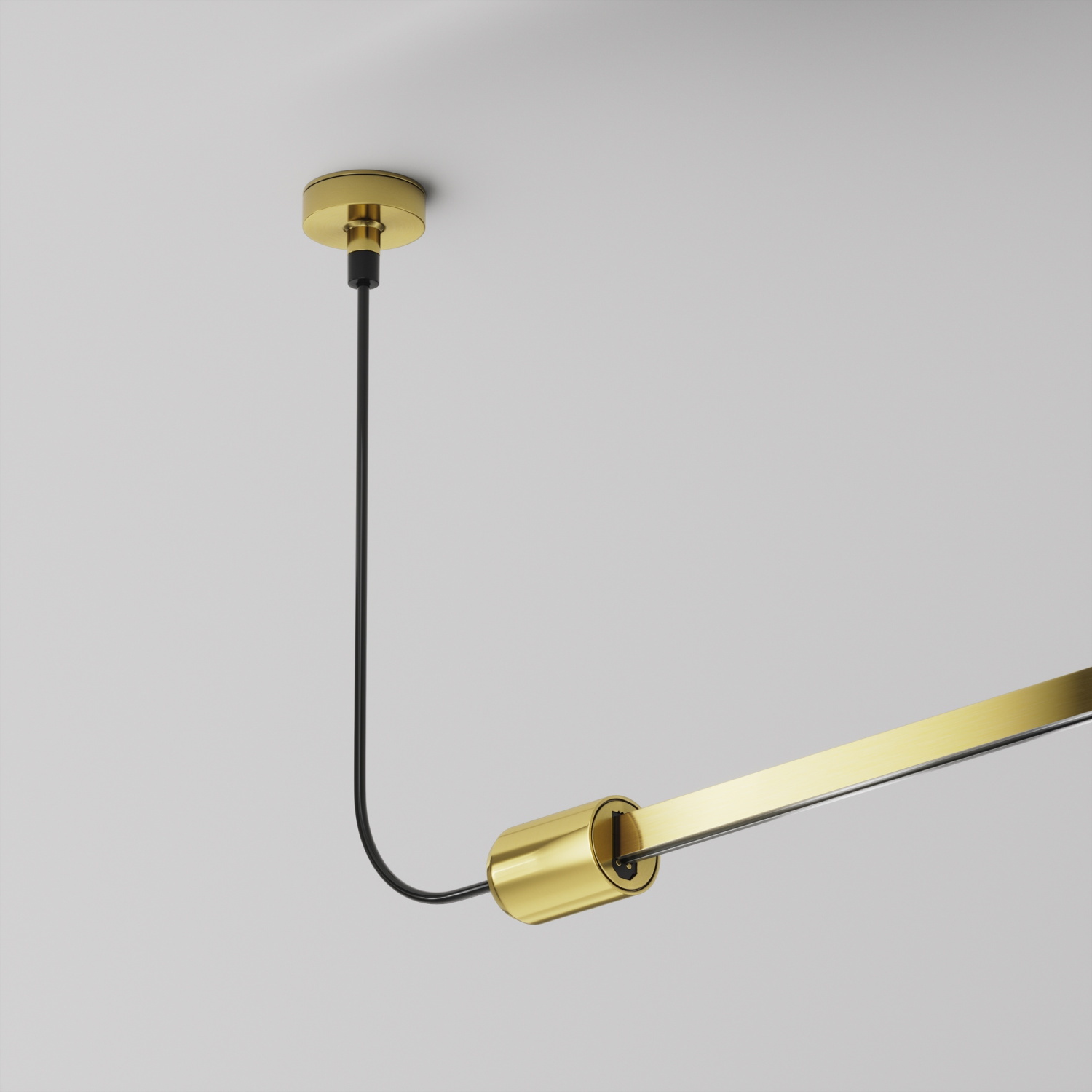 Maytoni Technical Ввод питания боковой Flarity латунь TRA154C-SB1-BS