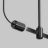 Maytoni Technical Ввод питания боковой Flarity черный TRA154C-SB1-B