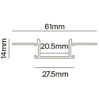 Maytoni Led Strip Профиль ALM011S-2M