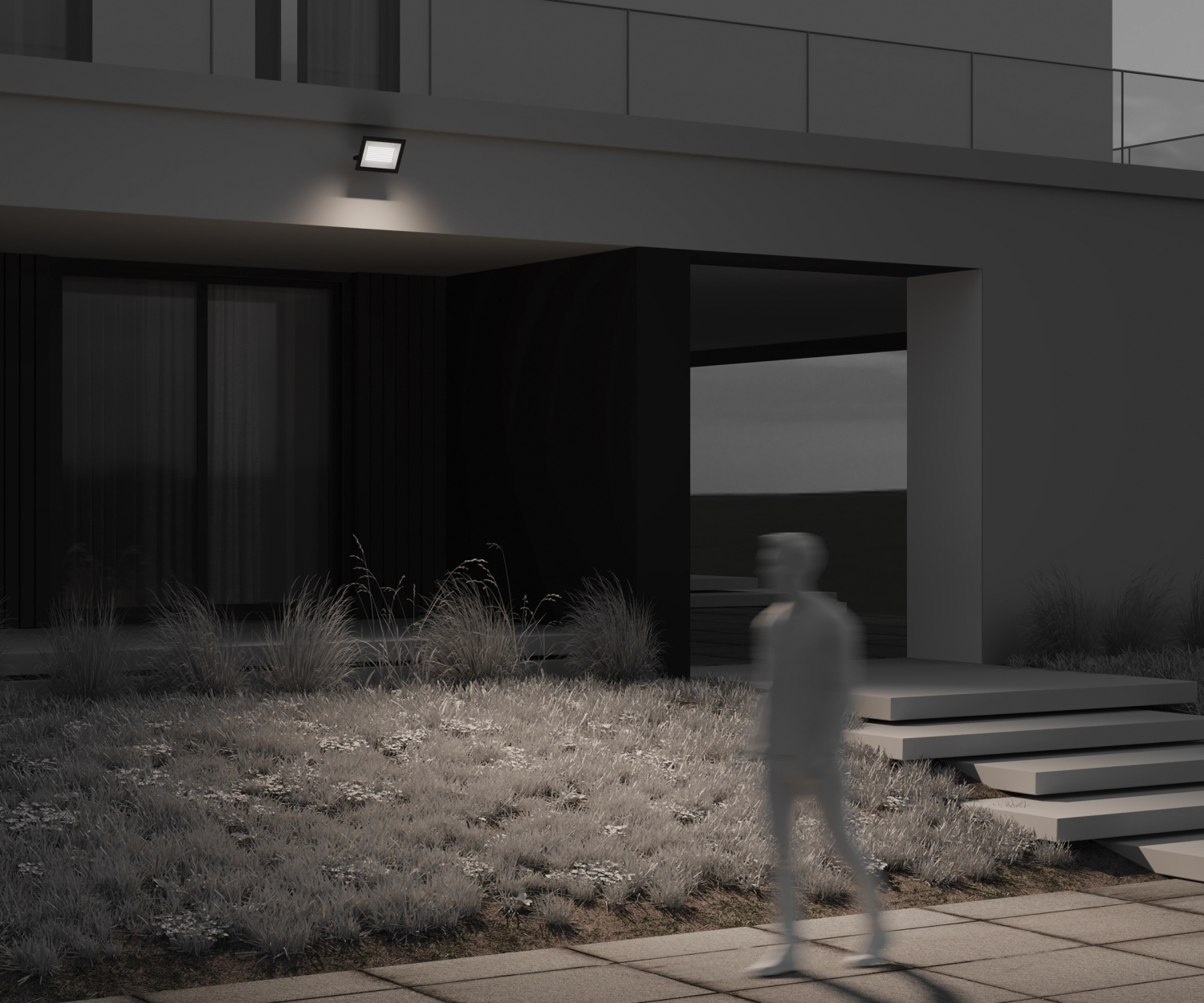 Maytoni Outdoor Flood Прожектор цвет: черный FL001-L100B4K