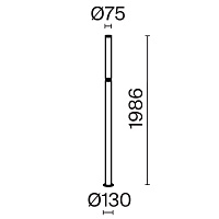 Maytoni Outdoor Lit Ландшафтный светильник цвет: коричневый O593FL-L20BR3K