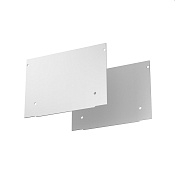 Maytoni Technical Заглушка декоративная белая - 2шт.+ 8 саморезов для профиля ALM-11681-PL-W-2M ALM013EC-PL-W