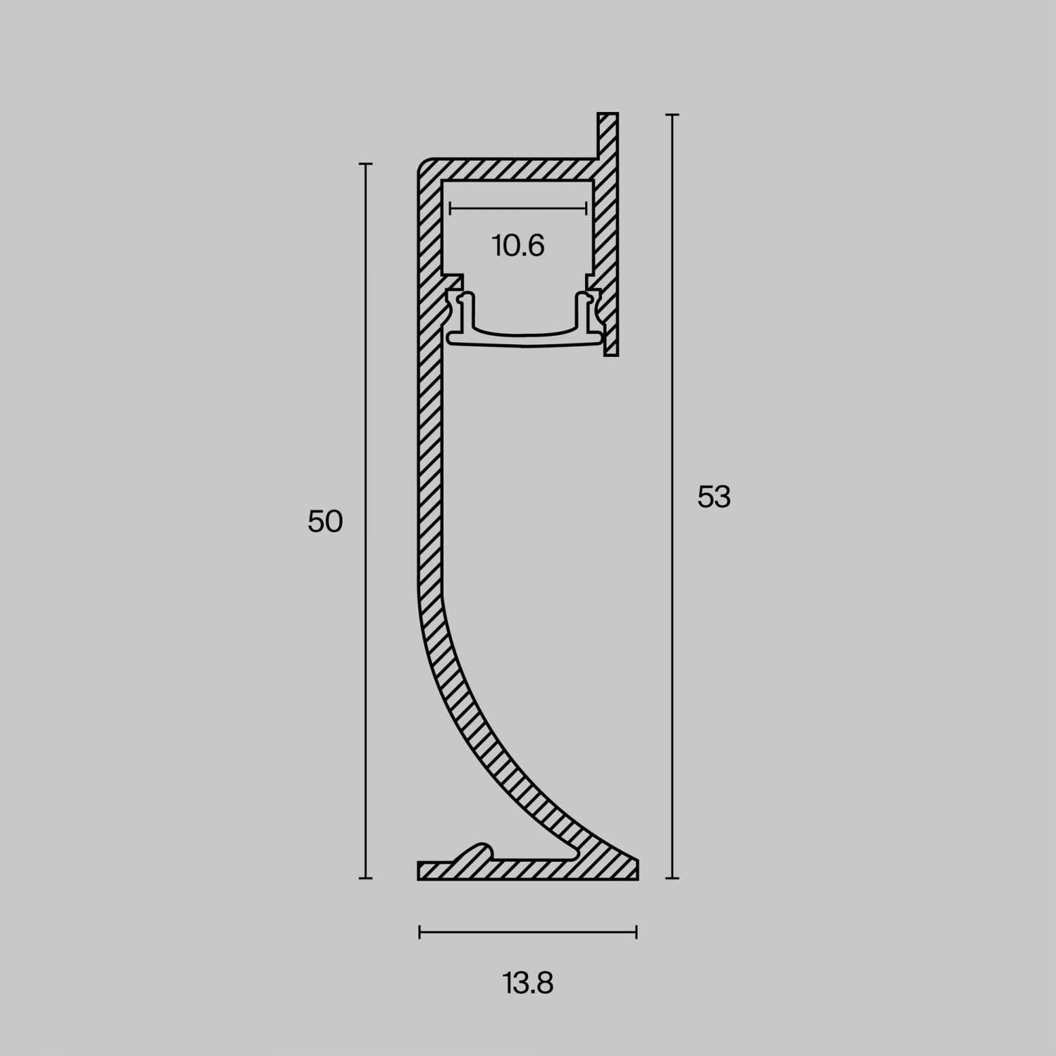 Maytoni Led Strip Профиль ALM-5314-S-2M