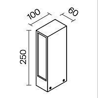 Maytoni Outdoor Hof Ландшафтный светильник цвет: графит O422FL-L6GF