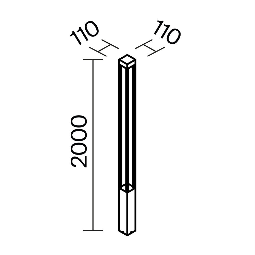 Maytoni Outdoor Elbe Садово-парковый светильник цвет: графит O424FL-L25GF