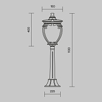 Maytoni Outdoor Fleur Ландшафтный светильник цвет: бронза антик O414FL-01BZ1