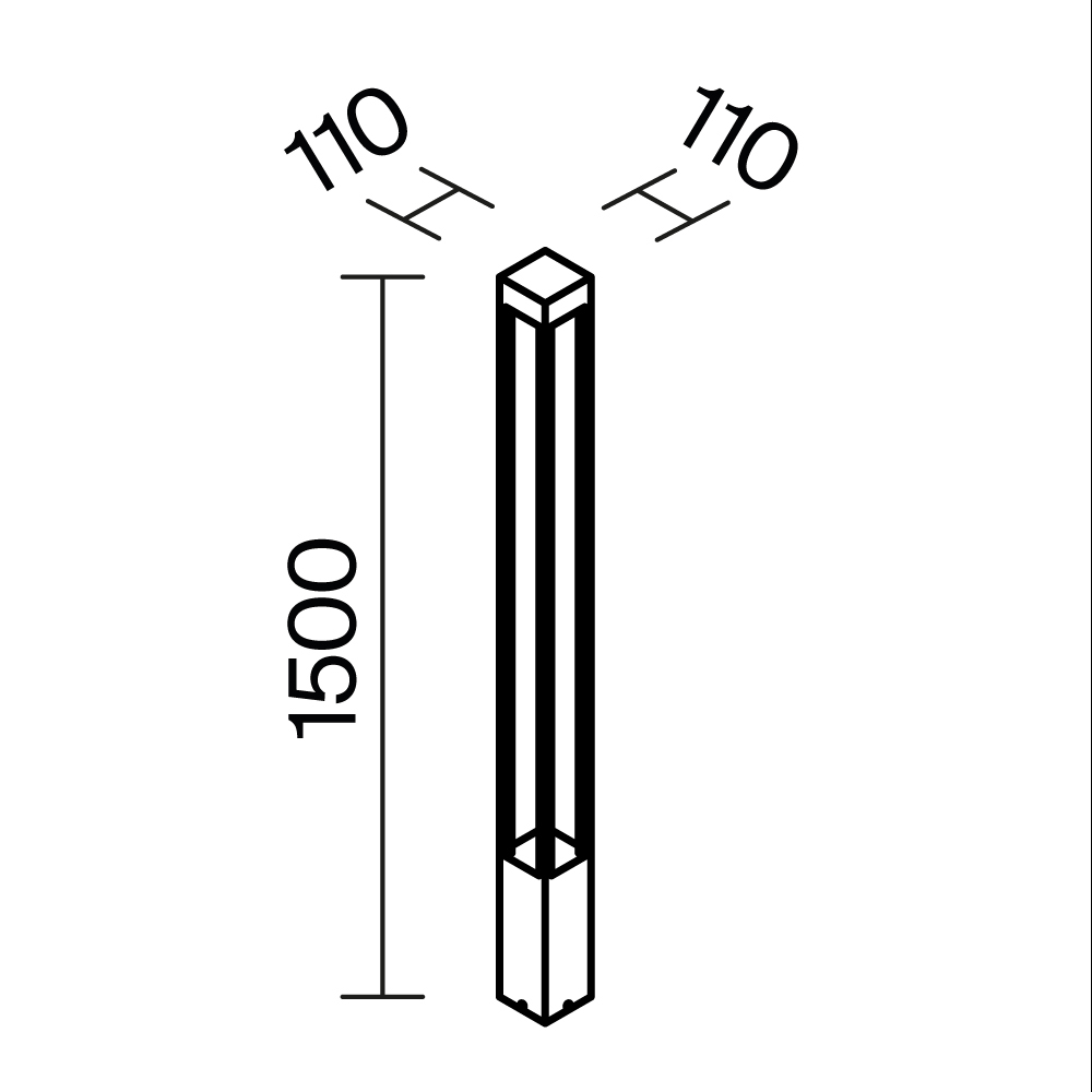 Maytoni Outdoor Elbe Садово-парковый светильник цвет: графит O424FL-L20GF